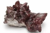 Natural, Red Quartz Crystal Cluster - Morocco #232883-1